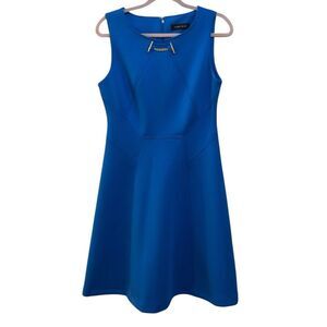 2/$30 Ivanka Trump Women’s Dress Sz 10 Blue A-Line Sleeveless